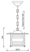 Lampe à suspendre laiton Ø26cm Maritim...