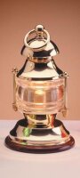 Elégante lampe de table blanc laiton Maritim AQUARIA