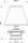 Petite lampe de table crème laiton rond 34cm Maritim