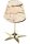 Noble lampe de table MIRENA Maritim H:40cm laiton