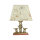 Lampe de table massive en laiton design maritime H:33cm