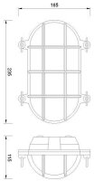 Applique murale extérieure LED laiton IP54 Porte...