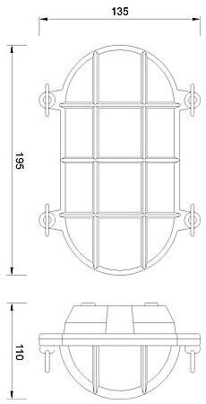 Lampe dextérieur LED laiton résistant aux intempéries IP54 Maritim Haus