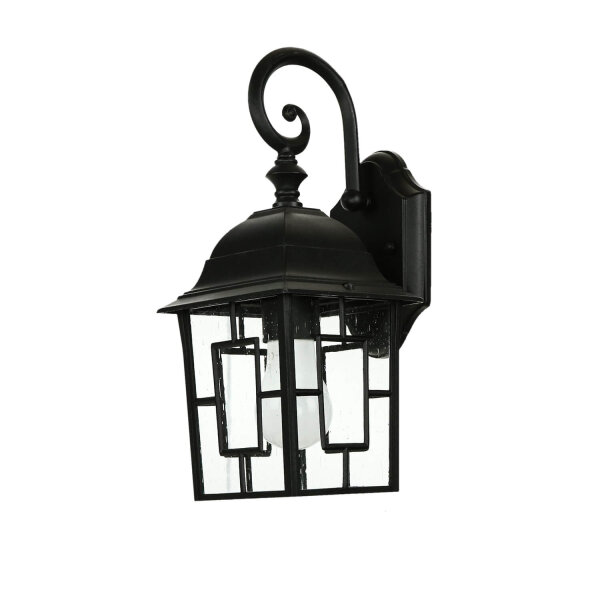 Applique murale dextérieur LED Hoflicht Lanterne Lübeck noire