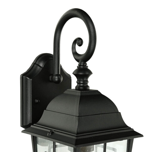 Applique murale dextérieur LED Hoflicht Lanterne Lübeck noire