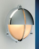 Applique extérieure chrome IP54 en laiton ronde...