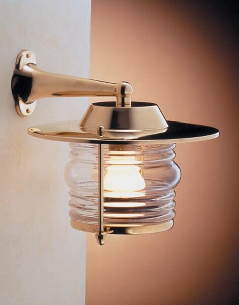 Lampe murale laiton Maritim Lanterne porte dentrée