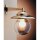 Petite lampe murale laiton verre Maritim IP43 Hof