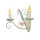 Applique murale Blanc 2-flmg floral