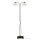 Lampe sur pied KORFU en laiton antique 2flmg