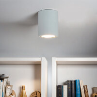 Plafonnier blanc petit Ø 9 cm plat Spot...