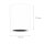 Plafonnier blanc petit Ø 9 cm plat Spot métal intérieur