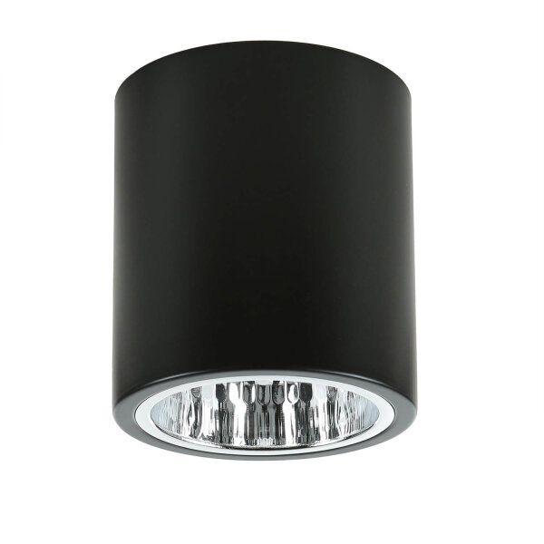 Plafonnier rond E27 DOWNLIGHT ROUND en noir
