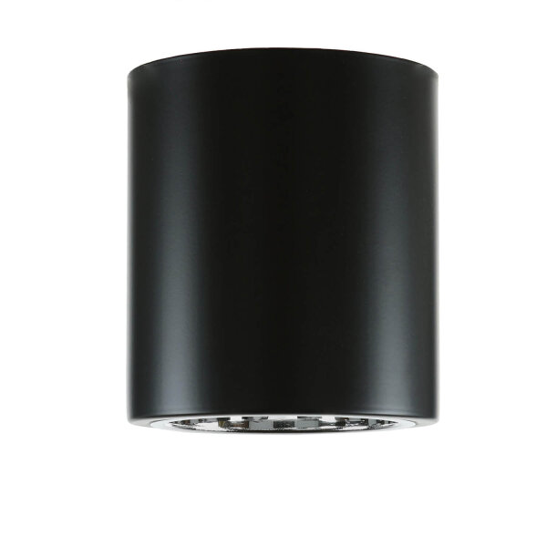Plafonnier rond E27 DOWNLIGHT ROUND en noir