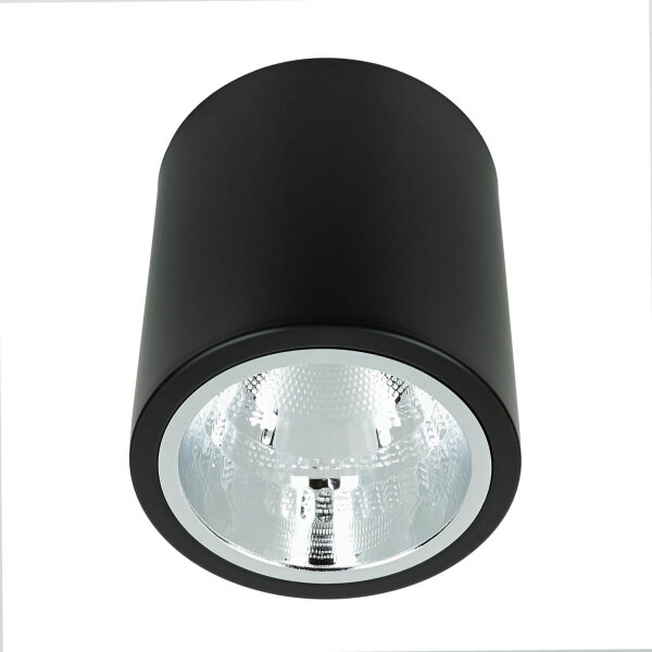 Plafonnier rond E27 DOWNLIGHT ROUND en noir