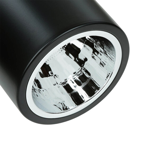 Plafonnier rond E27 DOWNLIGHT ROUND en noir