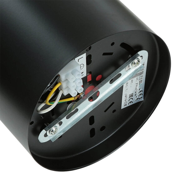 Plafonnier rond E27 DOWNLIGHT ROUND en noir