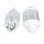 Lampe dextérieur maritime Lampadaire LIVORNO blanc E27
