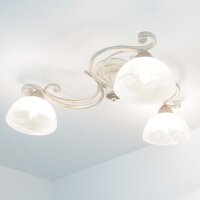 Plafonnier AURORA WHITE Ø78cm 3-flmg