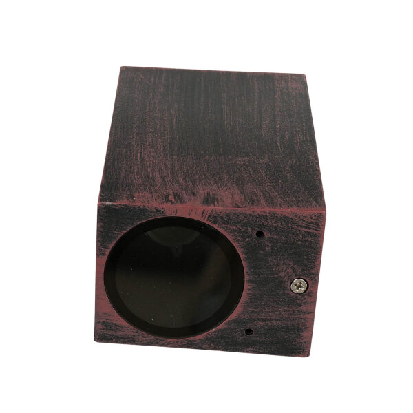Luminaire dextérieur angulaire Up & Down AALBORG brun antique