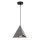 Lampe &agrave; suspendre moderne grise