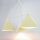 Lampe suspendue moderne en jaune