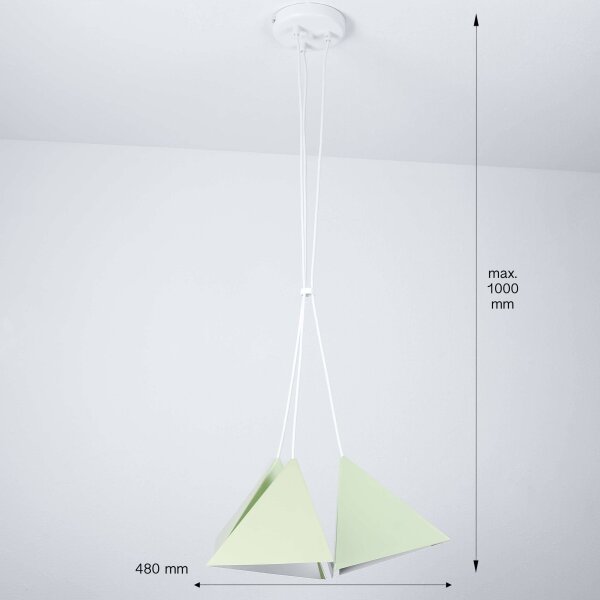 Lampe à suspendre Moderne Vert pour la cuisine