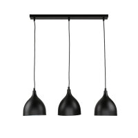 Lampe à suspendre NOAK en noir 3-flmg