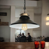 Lampe à suspendre élégante IRON en noir