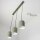 Lampe à suspendre Table de salle à manger 3 flammes Gris E27 réglable