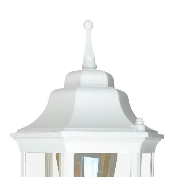 Applique blanche dextérieur Lanterne rustique LYON H:35,5cm
