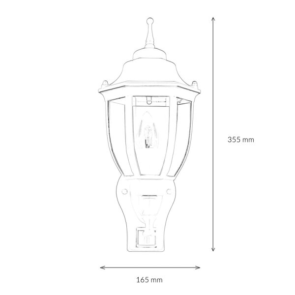 Lampe dextérieur avec détecteur de mouvement LYON Lanterne