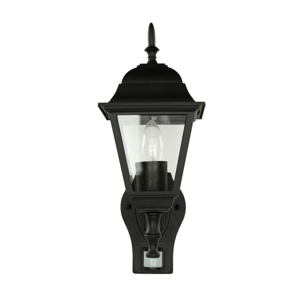 Lampe dextérieur avec détecteur de mouvement IP44 noir TIROL