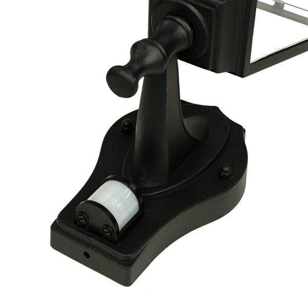 Lampe dextérieur avec détecteur de mouvement IP44 noir TIROL