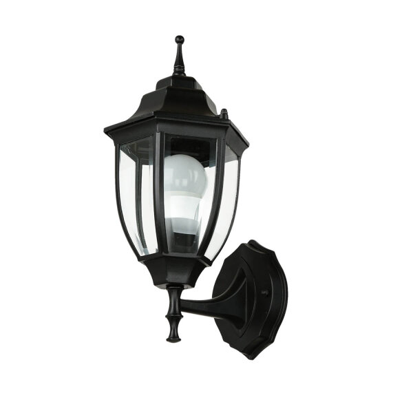 Lampe dextérieur rustique LYON Lanterne noire résistante aux intempéries