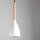 Suspension moderne MUZA Blanc Métal Bois Or