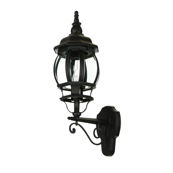 Mur noir Lampe dextérieur rustique résistant à la pluie BREST