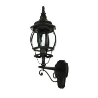 Mur noir Lampe dextérieur rustique...
