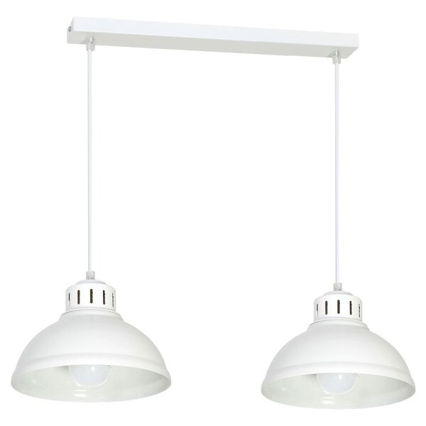 Lampe à suspendre SVEN en blanc 2flmg