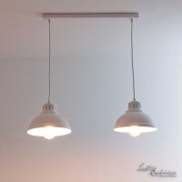 Lampe à suspendre SVEN en blanc 2flmg