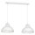 Lampe à suspendre SVEN en blanc 2flmg
