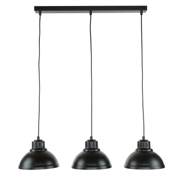 Lampe à suspendre SVEN en noir 3-flmg