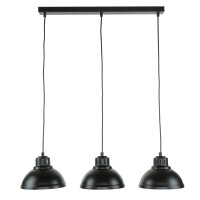 Lampe à suspendre SVEN en noir 3-flmg