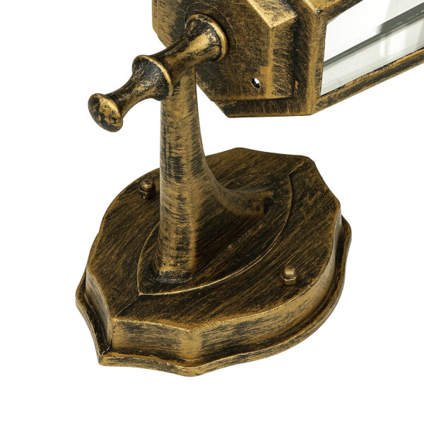 Lanterne dextérieur E27 rustique or antique PARIS