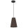 Suspension E27 Moderne Marron