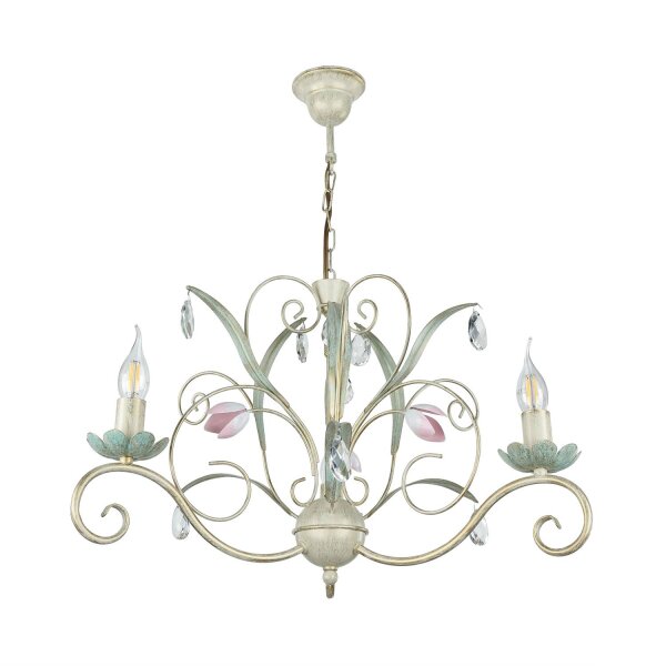 Suspension florale Ø62cm 3-flmg