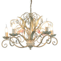 Lampe à suspendre Floral Ø62cm 5-flmg