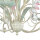 Lampe à suspendre Floral Ø62cm 5-flmg