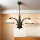 Lampe à suspendre KORFU en laiton antique 3-flmg