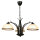 Lampe à suspendre KORFU en laiton antique 3-flmg